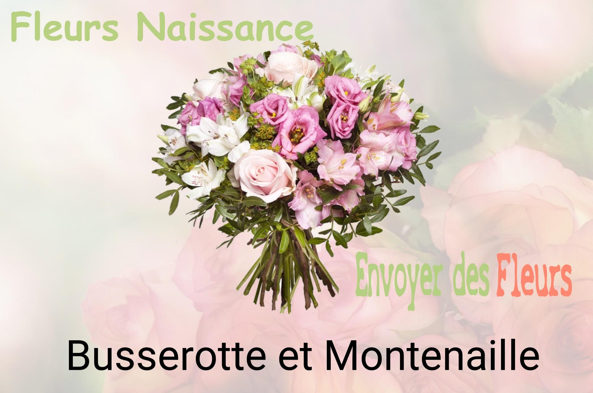 Bouquet de fleurs de naissance livré à Busserotte-et-Montenaille